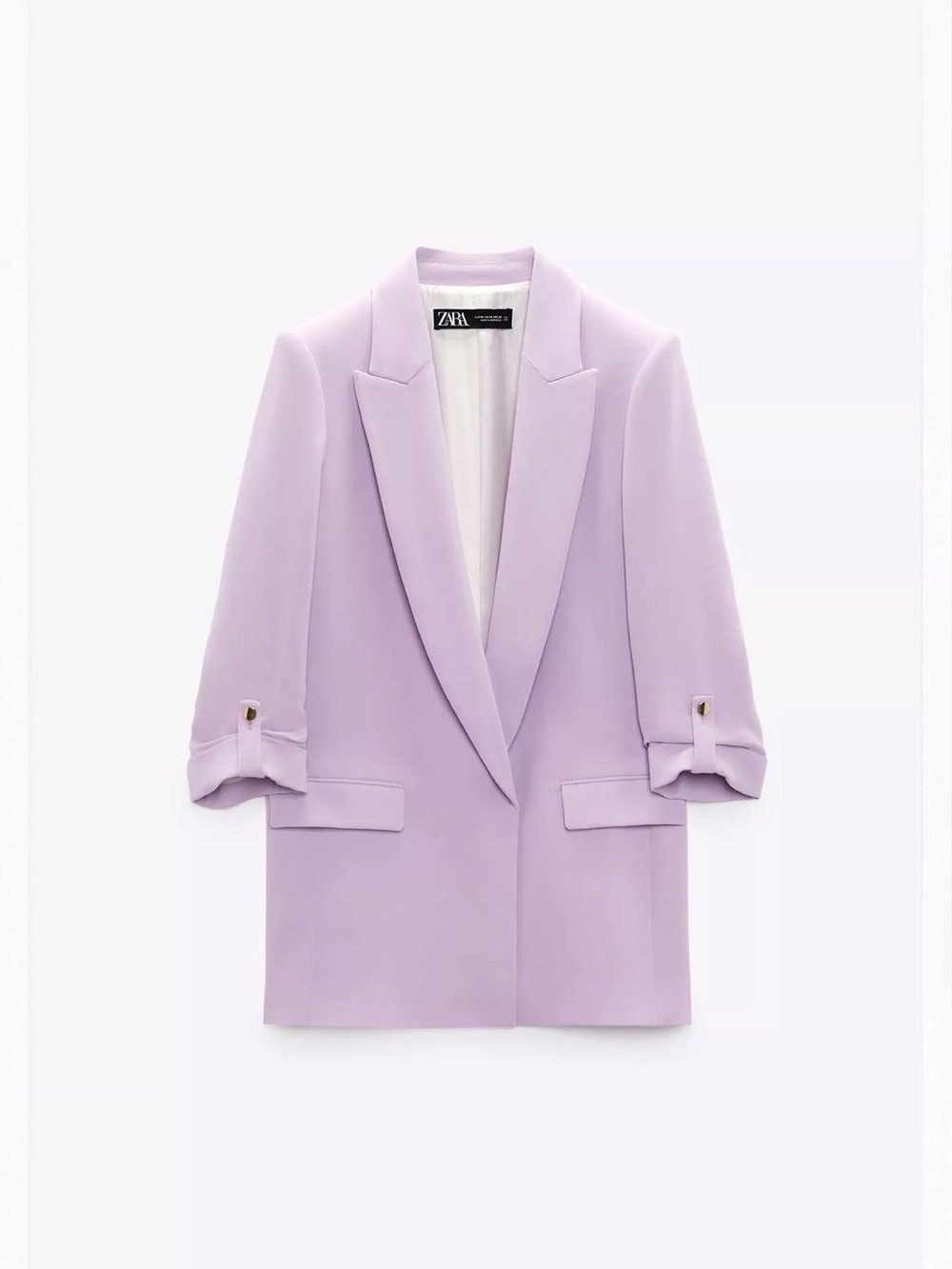 Zara Lavender Tailored Blazer